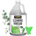 HARRIS Cleaning Vinegar All Purpose Household Surface Cleaner, 128oz (Eucalyptus) with Easy Pour Funnel Included