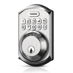 TEEHO TE001 Keyless Entry Deadbolt with Keypad for Front Door, Satin Nickel