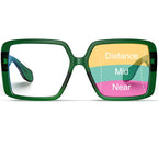 VISOONE Oversized Progressive Multifocal Anti-Fog Reading Glasses with Blue Light Blocking Fashion Readers Women Harvard