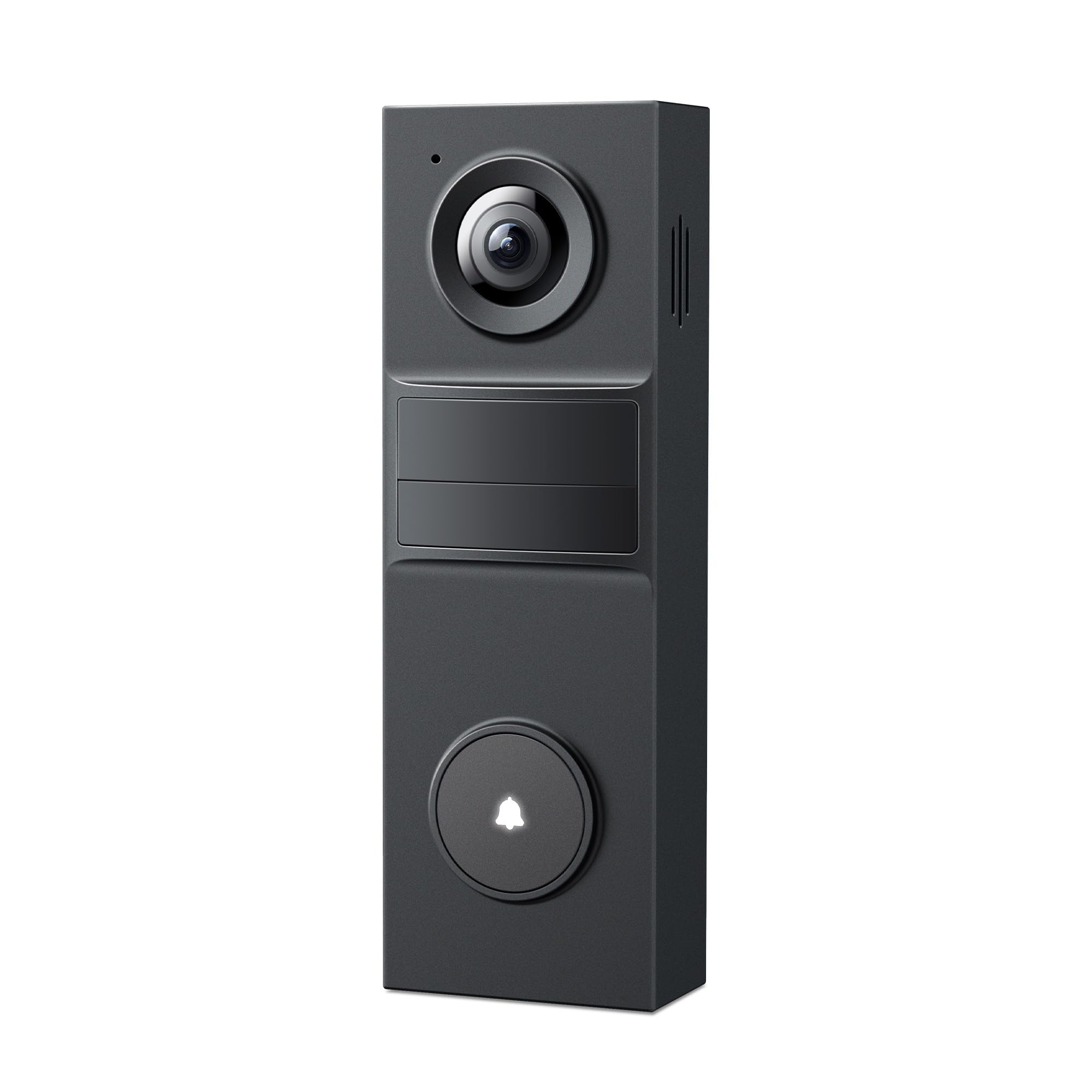 Tapo 2K Wireless Smart Video Doorbell - 160° Ultra-Wide View, Person Detection, 2-Way Talk, Ring Call, Night Vision, Subscription-Free Local Storage or Optional Cloud, D205