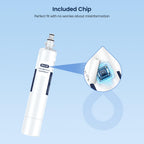 GLACIER FRESH Replacement for RPWFE, RPWF (Built-in CHIP) Refrigerator Water Filter, Compatible with GFE28GYNFS, GFE28GELDS, PFE28KELDS, PFE28KYNFS, GFD28GELDS, PWE23KELDS, PWE23KMKES, 1 Pack