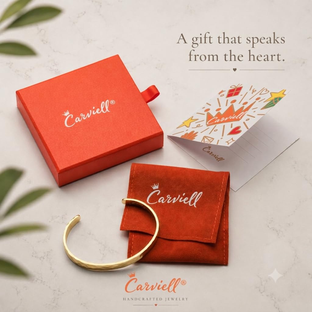 Carviell Inspirational Bracelets for Women, Encouragement Gifts, Women's Bracelets, Mantra Bands You Are Stronger, Motivational Cuff, Gifts for your Best Friend, Engraved Silver Bangle