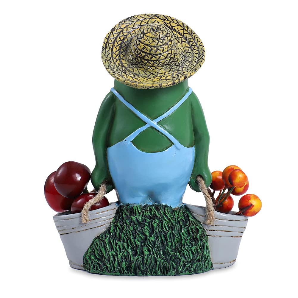 SisBroo Frog Garden Decor, Frogs Garden Statue for Yard, Garden, Indoor Outdoor Decoration and Housewarming Gift
