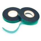 Medoore 12 Rolls 150 Feet Stretch Tie Tape 0.5 Inch Garden Tie Tape Thick Plant Ribbon Garden Green Vinyl Stake for Indoor Outdoor Patio Plant Use