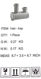 Salon Shampoo Bowl Hair Trap UPC Certified