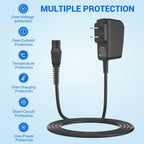 CGGXJP 15V Charger Cord Compatible with Philips Norelco HQ8505 3000 5000 6000 7000 9000 Series (Older Model) Multigroom MG5750 MG7750 MG7770 MG7790 Electric Shaver Razor Trimmer Adapter Charging Cord