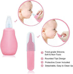 Baby Grooming Kit, Infant Safety Care Set with Hair Brush Comb Nail Clipper Nasal Aspirator,Baby Essentials Kit for Newborn Girls Boys (Pink)
