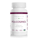 Anew Vitaㅤ Policosanol Supplement - Healthy Lipid Levels, Platelet Function & Circulation, Cuban Sourced Sugarcane, 40mg per Serving, Non-GMO, Gluten-Free - 120 Veggie Capsules, Made in USA