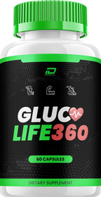 Gluco Life 360 Capsules – GlucoLife 360 Natural Blend Daily Health Supplement (1 Pack - 60 Capsules)