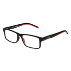 Foster Grant IRONMAN Men's Endeavor Square Reading Glasses, BLACK, 1.25x