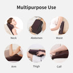 Boriwat Back Massager Neck Massager with Heat, Shiatsu Massage Pillow for Pain Relief, Massagers for Neck and Back, Shoulder, Leg, Gifts for Men Women Mom Dad, Stress Relax at Home Office and Car
