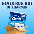 Charmin Ultra Soft Toilet Paper, 6 Super Mega Rolls = 36 Regular Rolls