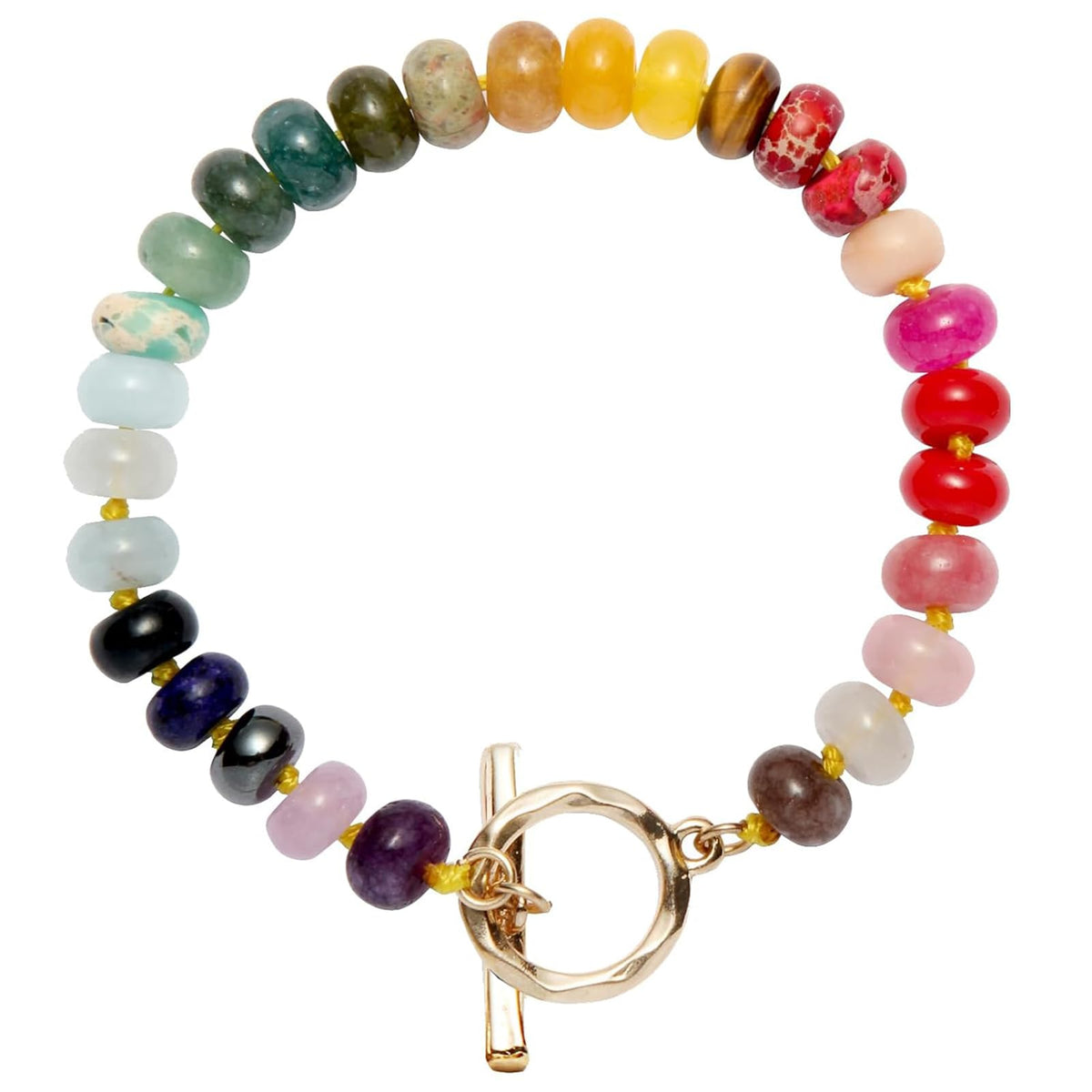 Colorful Beaded Bracelet for Women Boho Neon Rainbow Bead Bracelets