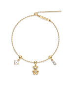 PAVOI Pearl Chain Bracelet Set, 14K Gold Plated, Yellow Gold, Pearl