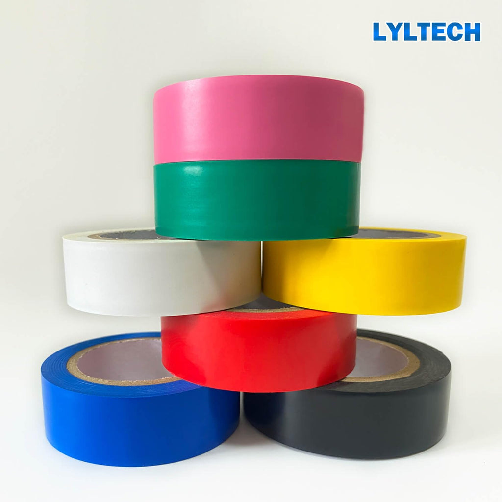 LYLTECH Electrical Tape, Multi Colored, 7 Rolls, 3/4in x 30ft