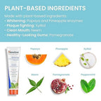 Himalaya Botanique Complete Care Whitening Toothpaste, Simply Peppermint, for a Clean Mouth, Whiter Teeth and Fresh Breath, 5.29 oz (Pack of 2)