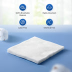 JMU Sterile Gauze Pads 4x4, 600 Packs - 2Pcs Per Pack, 1200 Pieces, Highly Absorbent Sterile Non-Woven Gauze Sponges, Case/24 Box