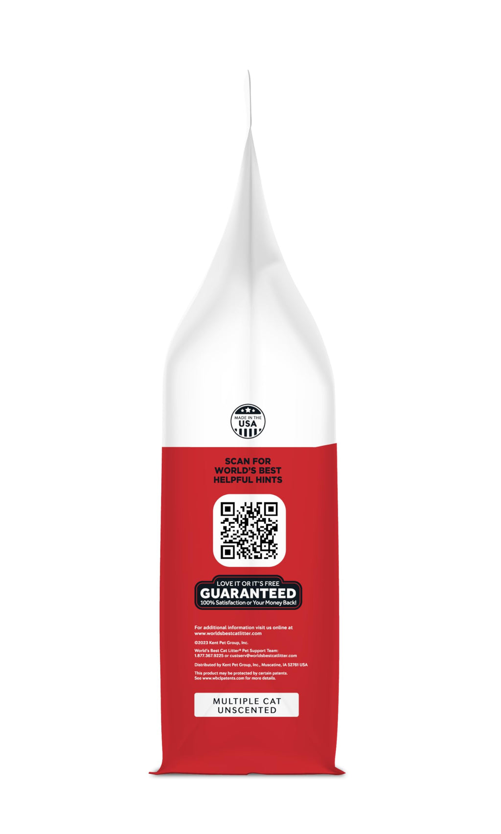 World's Best Cat Litter Multiple Cat, Unscented, Odor Control, 32 lb Bag
