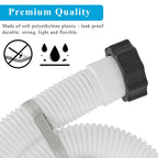 1.5" Pool Pump Hose for Intex Sand Filter Pump & Saltwater System, 59" Long Pool Sand Filter Hose 29060E Replacement for Coleman Above Ground Pool Filter - 2 PCS