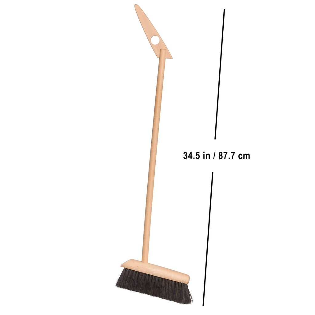 Redecker 180690 Stand Dust Pan Set, Beech Wood Horsehair