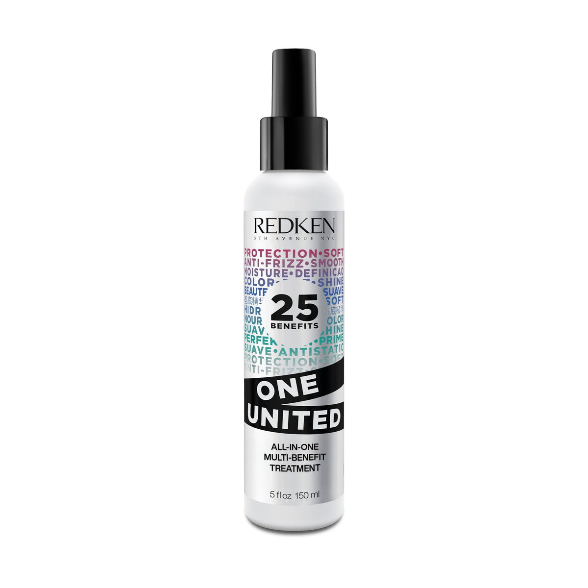 Redken One United Leave-In Conditioner – For All Hair Types, 5 Fl Oz