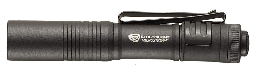 Streamlight 66318 MicroStream 45-Lumen Everyday Carry Pocket Flashlight with AAA Alkaline Battery, Black