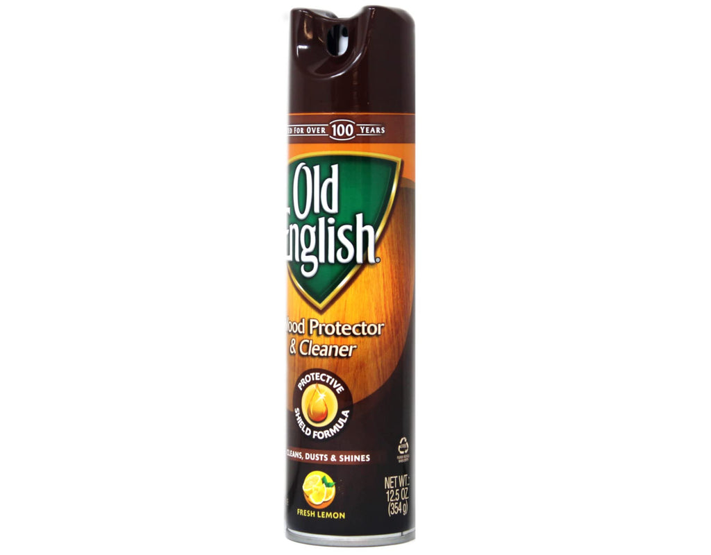 Old English Aerosol Wood Protector & Cleaner, Fresh Lemon 12.50 oz (Pack of 3)