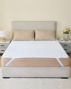 KANECH Large Incontinence Bed Pads Washable with Straps - 60"x80" Queen Size - Heavy Absorbency Waterproof Mattress Pad Protector for Bed - Reusable Underpads for Adults, Elderly