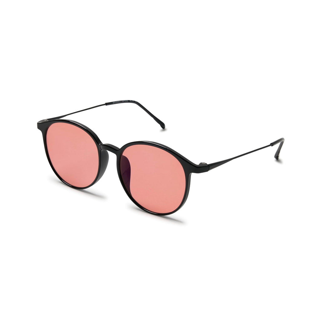 BRADDELL OPTICS FL 41 Rose Tinted Reading Glasses for Migraine Light Sensitivity and Fluorescent LED Glare
