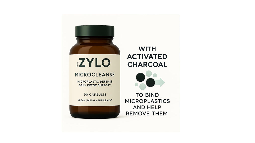 ThinkZylo Microplastic Detox Supplement | Natural Detox Support | Daily Cleanse for Gut Health and Microplastic Defense - - MicroCleanse