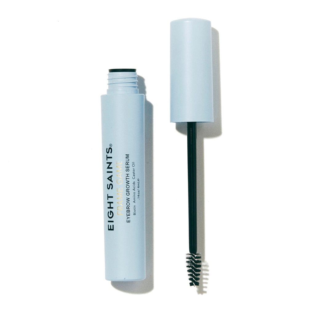 Eight Saints Frame Game Eyebrow Growth Serum for Thicker, Fuller Brows, Natural & Organic Brow Enhancing Treatment for Thin & Sparse Eyebrows, Nourishing Eyebrow Serum, 0.14 fl oz