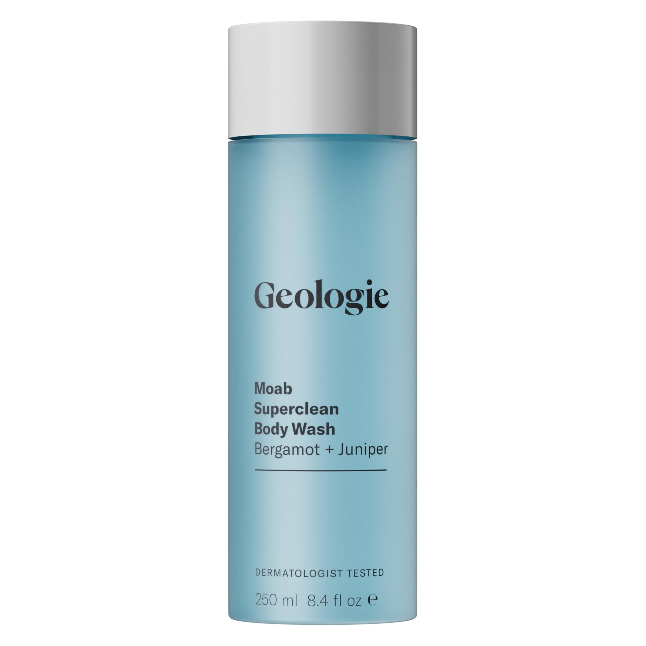Geologie Moab Superclean Body Wash | Deep Cleansing Bergamot + Juniper Shower Gel for Men & Women | All-Natural Clean & Hydrating Derm-Grade Formula | 8.4 fl oz Bottle