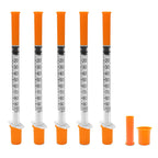 30 Pack U-100 1ml 30G 5/16" 8mm, Individually Packed