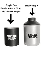 ECO Replacement Filter Cartridges For Smoke Trap + | Triple Replacement Filters - Zero Plastic Waste Replacement Filters - Maximum Air Flow While Exhaling - Long Lasting 500+ Exhales (3)