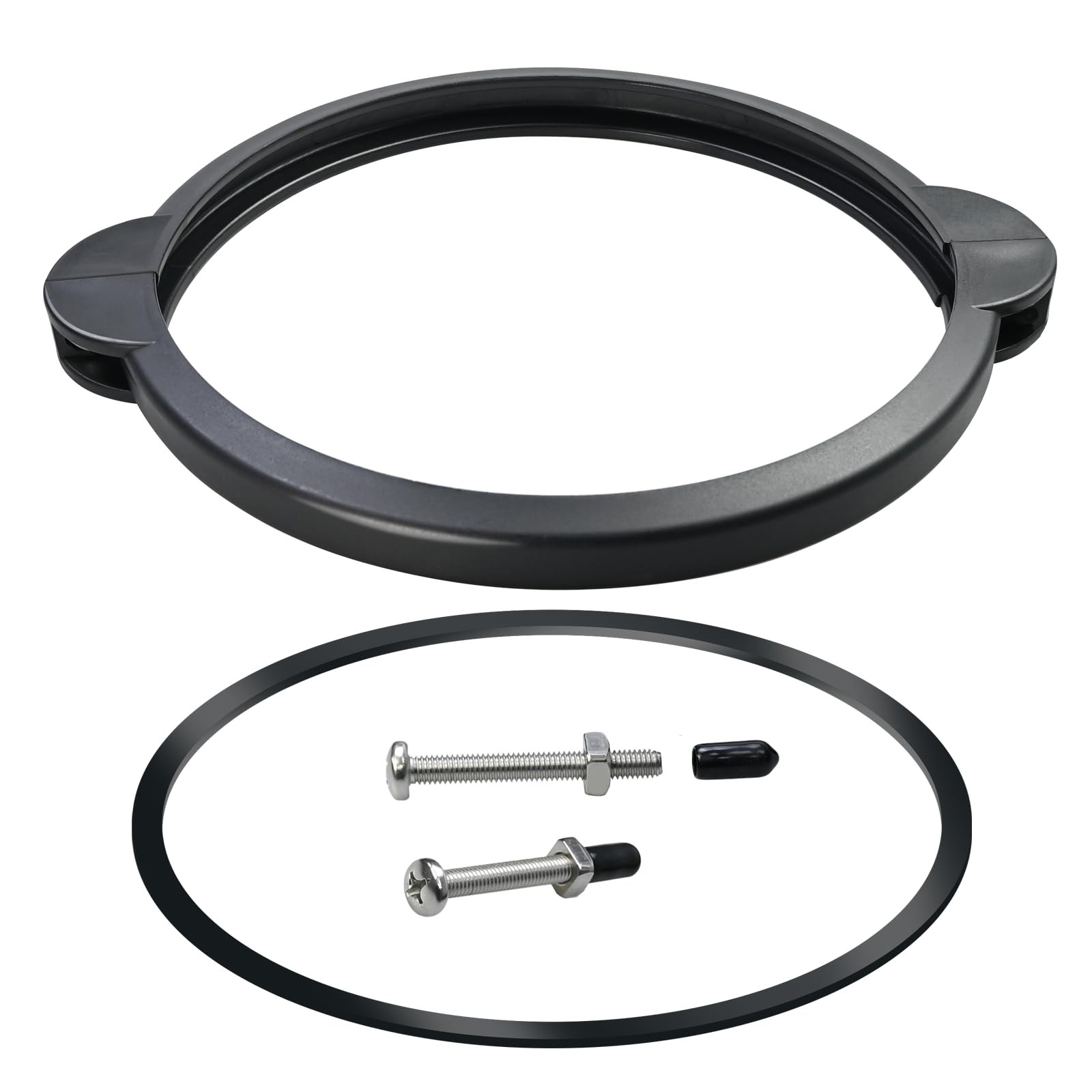 11722 Sand Filter Clamp with Screw+O-Ring Compatible with Intex 10"(DN) Sand Filter Tank, Flange Clamp Compatible with Krystal Clear SF90110-1 SF90110-2 SX1500 Sand Filter Pump for Above Ground Pool