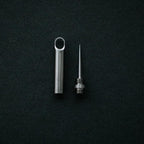 DAILYCARRYCO. TiPick Titanium Toothpick - Portable Metal Travel - Reusable EDC Micro Toothpick - Compact & Convenient - Carry On-The-Go - Titanium Construction, Ice Blue