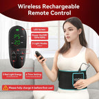 Red Light Therapy, 150 LEDs Portable Red Light Therapy Belt with Wireless Rechargeable Controller, 660nm & 850nm Infrared Light Therapy for Body, Waist Back Muscle Pain Relief (Black)