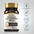 Piping Rock Lactoferrin Supplements | 300mg | 90 Capsules