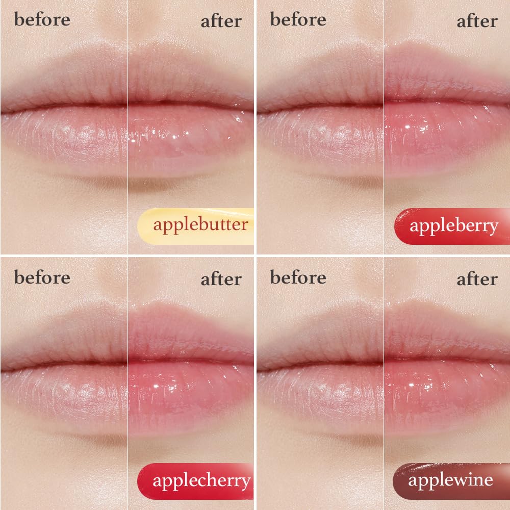 NOONI Vegan Applebutter Lip Mask Overnight – Hydrating Lip Balm & Butter with Shea Butter & Vitamins | Soothing Moisturizer, Softening Treatment for Dry Lips, Stocking Stuffers, 0.42 oz
