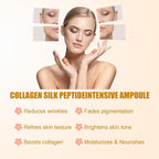 Deep Collagen Lifting Ampoule Serum, Korean Anti-Aging Facial Essence, Intensive Firming Wrinkle-Smoothing Hydrating, Non-Greasy Gentle Formul (2, 50ml/1.69fl.oz)