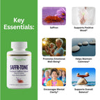 Paradise Herbs Saffr-Tone, Saffron Extract, Active Whole Spectrum Extract, Super Potent, Ultra Pure, Vegan, Non-GMO, Gluten Free, 60 Vegetarian Capsules