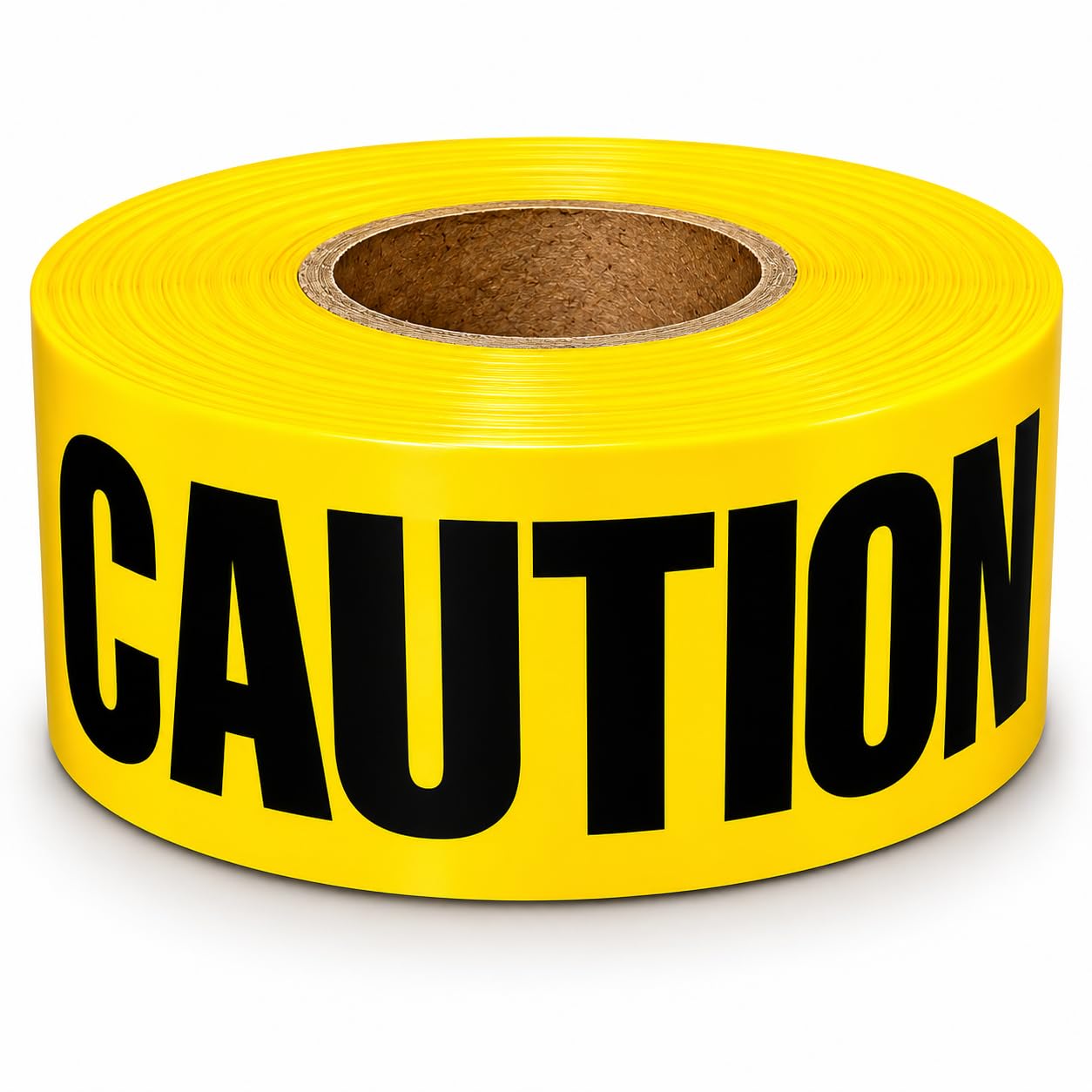ATERET Premium Yellow Caution Tape I 3 inch x 1000 feet I Harzard Tape w/Bright Yellow & Bold Black Text I 3" Wide for Maximum Readability I Ideal Use for Danger/Hazardous Areas (1-Pack)