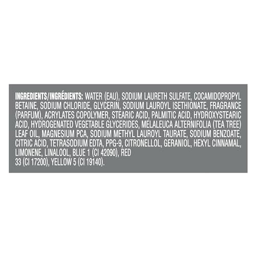 DOVE MEN + CARE Post-Workout Body Wash 3N1 Revive 4 Count For Men With Tea Tree Oil, 18 oz