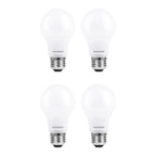 Sylvania LED A19 Light Bulb, 100W Equivalent, Efficient 16W, Dimmable, 1600 Lumens, Frosted, 5000K, Daylight - 4 Pack (40739)