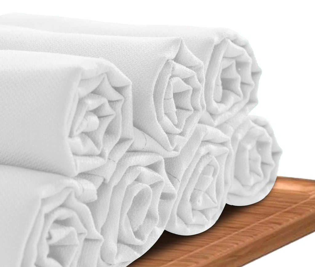 Avalon Towels Surgical Huck Towels (Pack of 12) Size 17x26 Inches, 100% Cotton Cleaning Cloths, Multi-Purpose, Perfect for Hospitals and Home (White)
