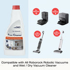 Vacbeuta Floor Cleaning Solution Compatible With Roborock Robot Vacuum And Mop Cleaner， Deep Cleans For Multiple Hard Floors, Suitable With All Robot Vacuums With Mopping (3 Bottle)