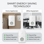 6 Pack Stopwatt SmartPlug Device, Stop Watt Device Plug-in for Home & Office US Plug 90V-250V 30KW