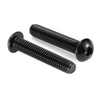 3/8-16 x 2 Button Head Socket Cap Bolts Screws, 20Pcs 304 Stainless Steel 18-8, Allen Hex Drive, Black Oxide by SG TZH(with Hex Spanner)
