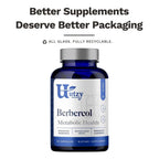Utzy Naturals Berbercol | 500mg Citrus Bergamot (as Bergamonte) & Berberine | Naturally Supports Heart Health and More | 60 Capsules