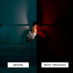 TrueDark by Dave Asprey | Twilights Classic | Blue Light Glasses for Women & Men, Red Lenses Block 99% Blue, Green & Violet Light for Night Use